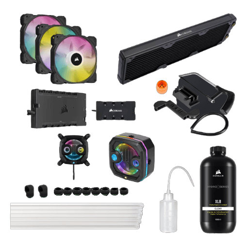 Corsair HYDRO X SERIES iCUE XH303i RGB PRO Custom Cooling Kit - Black