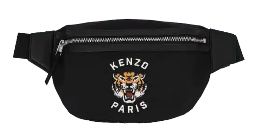 Kenzo Varsity Embroidered Belt Bag - Black