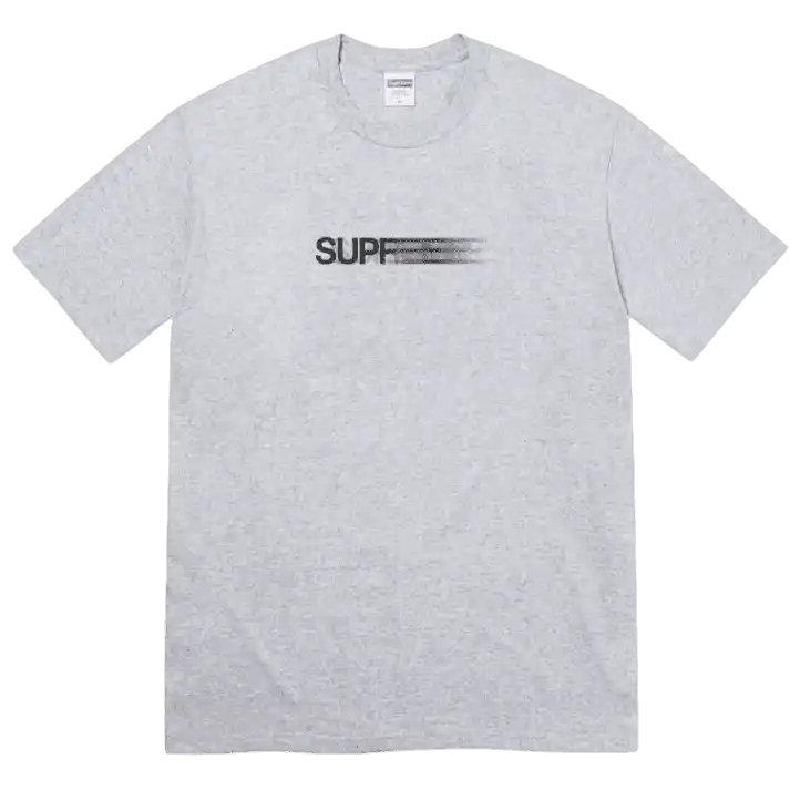 Supreme Motion Logo Tee (SS23) - Heather Grey