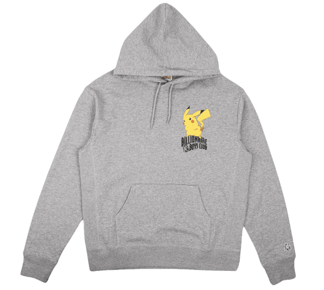 Billionaire Boys Club x Pokemon Pikachu Starfield Hoodie - Heather Grey