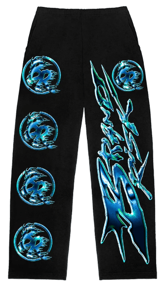 Brand Risk World On Lock Black Joggers