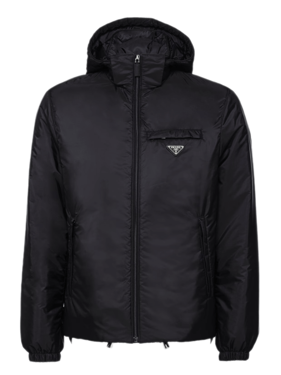Prada Re-Nylon Puffer Jacket - Black