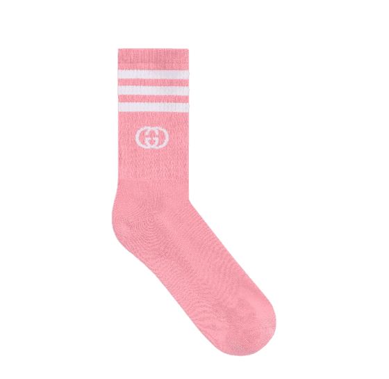 Gucci x adidas Ankle Socks - Pink/White