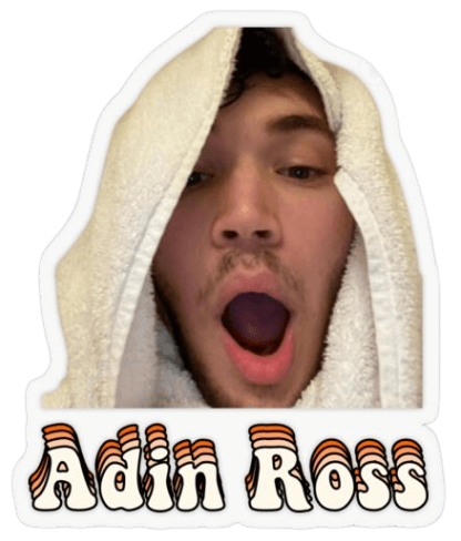 Adin Ross Logo Sticker