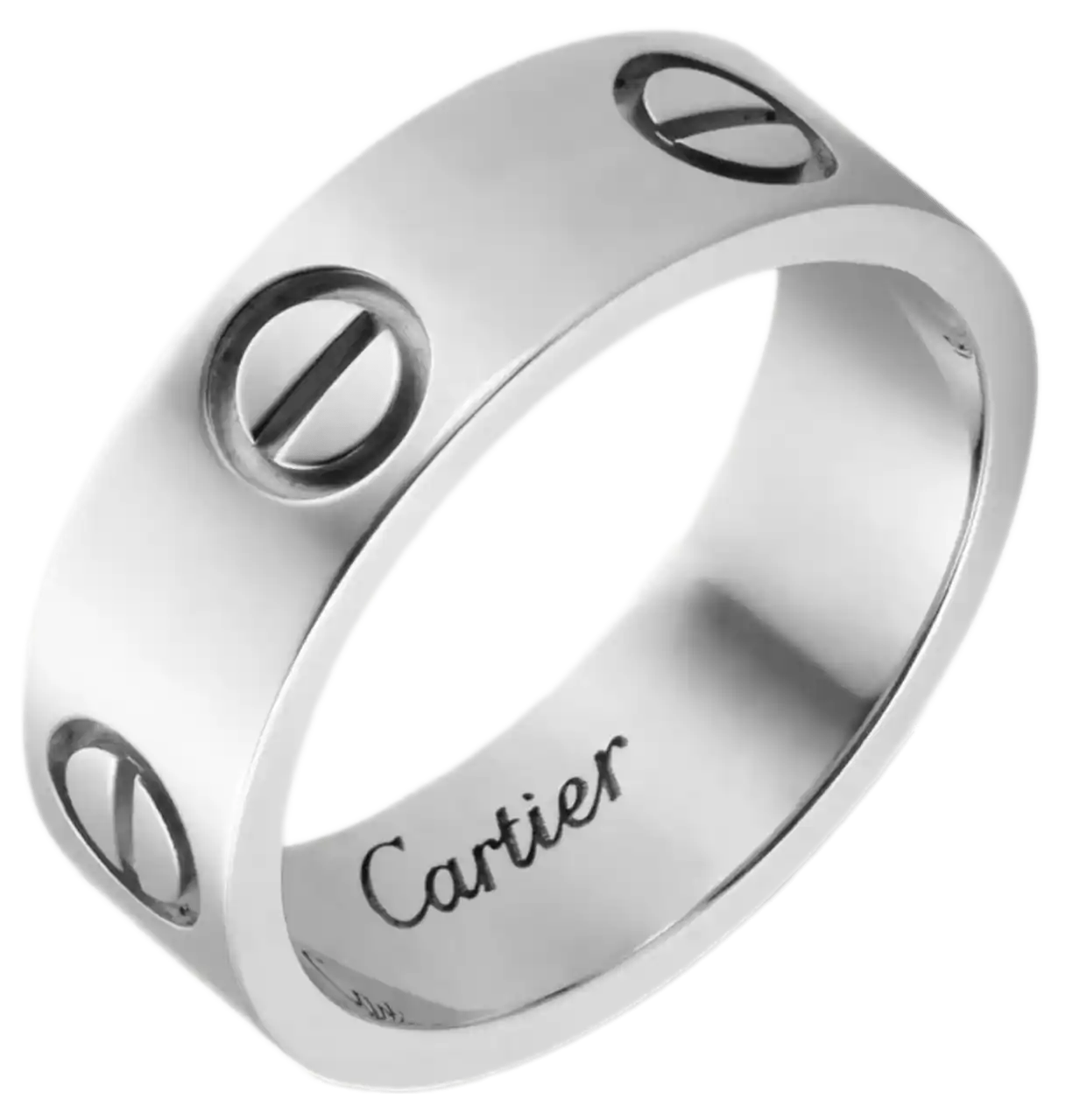 Cartier Love Ring Classic Model - White Gold