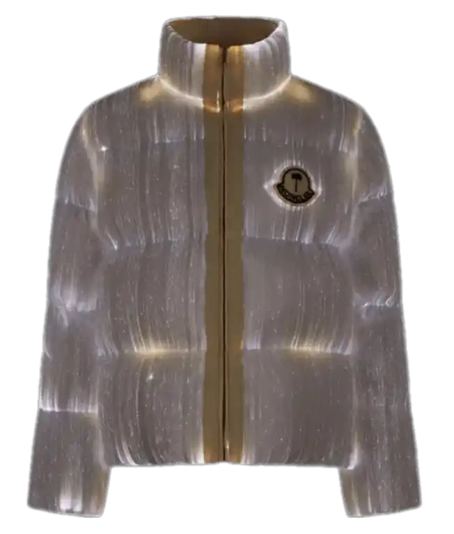 Moncler Maya 70 by Palm Angels Jacket - Bright White