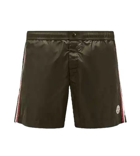 Moncler Swim Shorts - Khaki