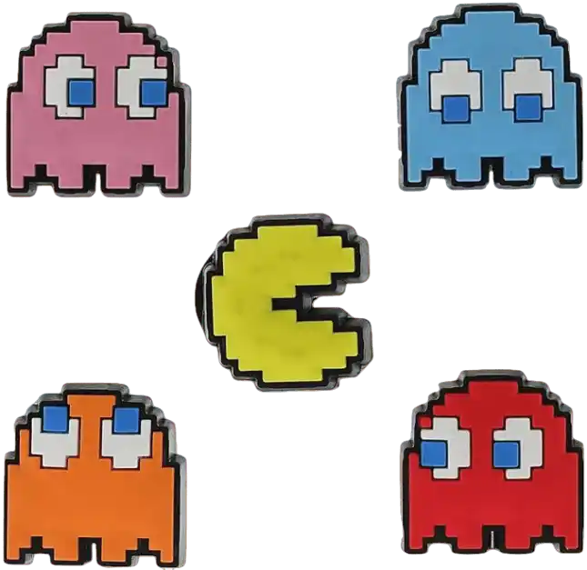 Crocs Mens Pac Man Jibbitz Accessories Multi