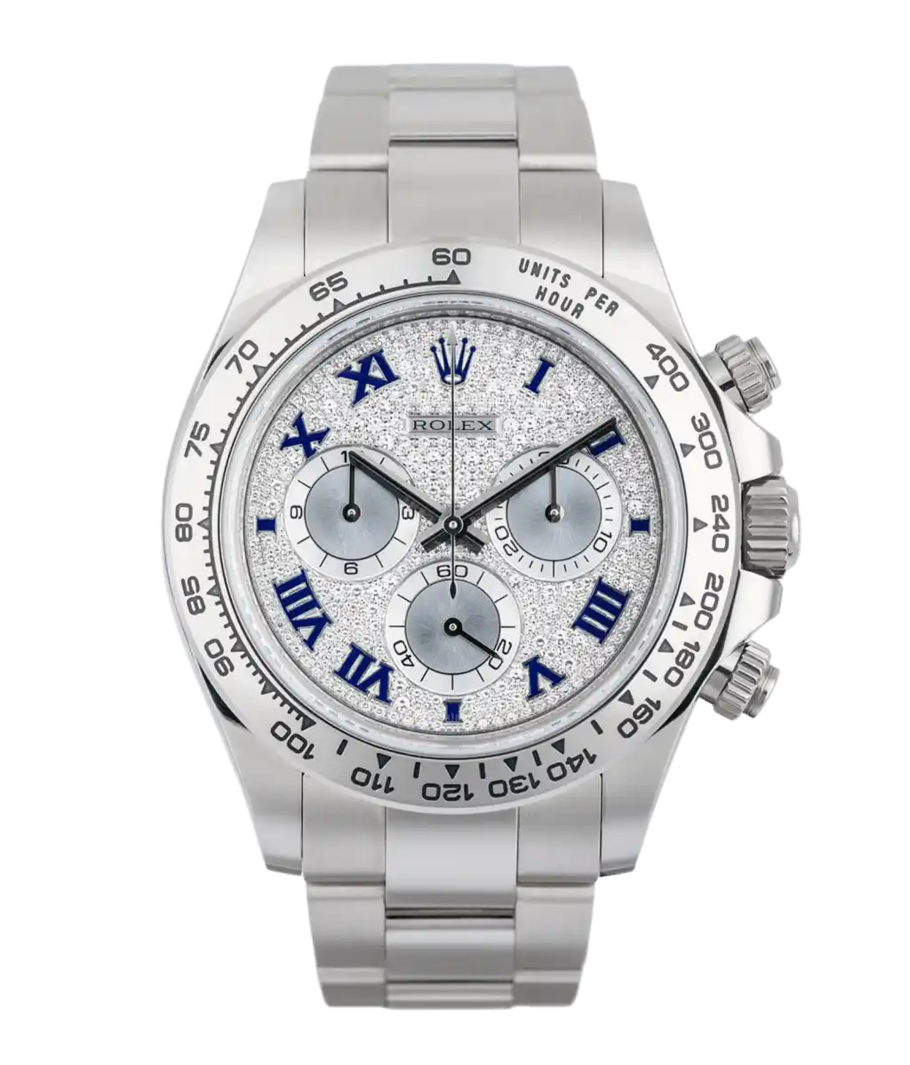 Rolex Daytona Diamond Paved Dial - 40mm, White Gold (2016)