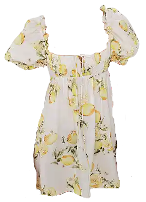 Victoria's Secret Serafina Mini Dress - Lemon Print