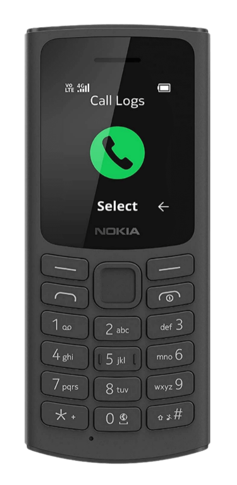 Nokia 105 - Black, 4GB