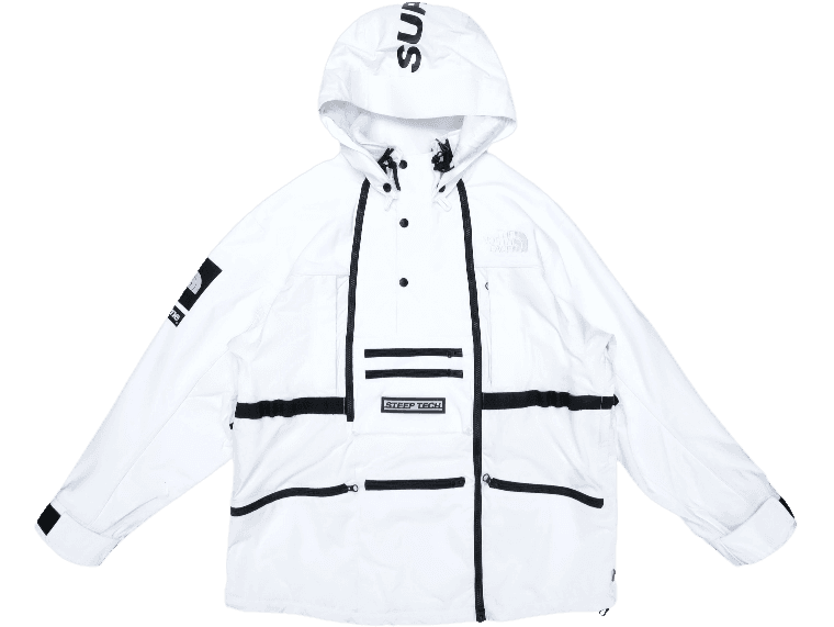 Supreme The North Face Steep Tech Hooded Jacket - White