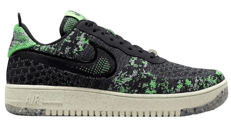 Nike Air Force 1 Low Crater Flyknit - Black Volt