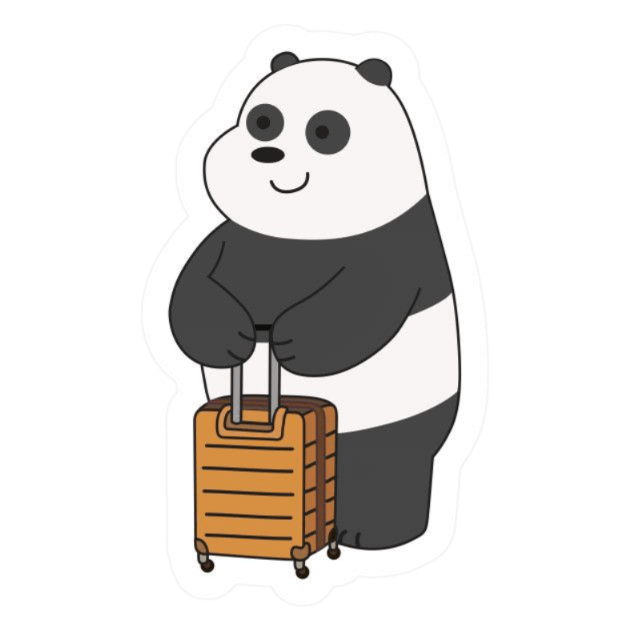 Panda We Bare Bears Sticker