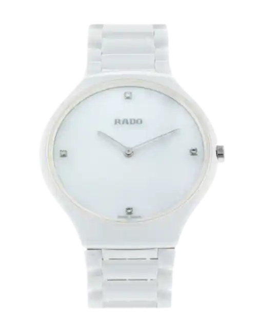 Rado True Mother Of Pearl White Diamond - 39mm, Ceramic (2021)