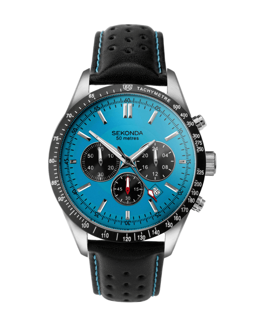 Sekonda Mens Velocity Chronograph - 45mm, Steel