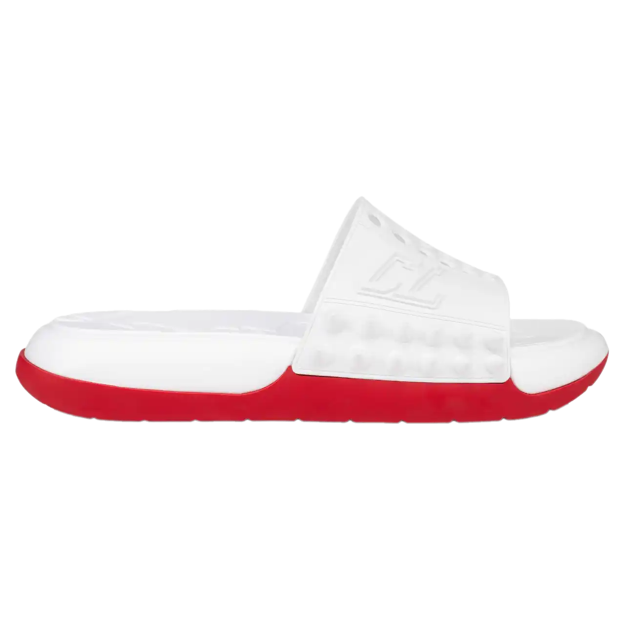 Christian Louboutin Take It Easy Slides - White