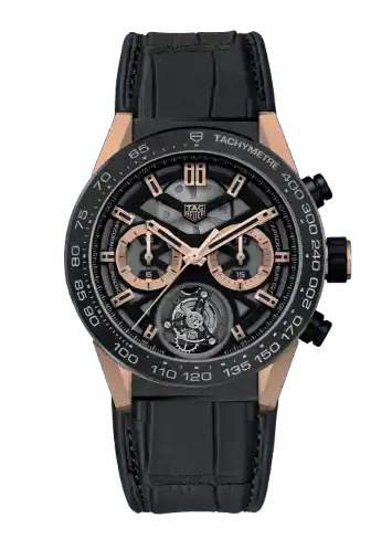 Tag Heuer Carrera Chronograph Tourbillon - 45mm, Titanium and Gold