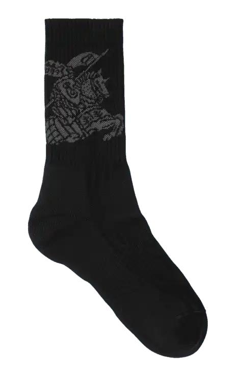 Burberry EKD Technical Stretch Cotton Socks - Black