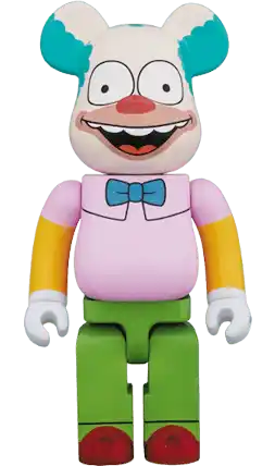 Bearbrick x The Simpsons Krusty The Clown 1000% - Multi