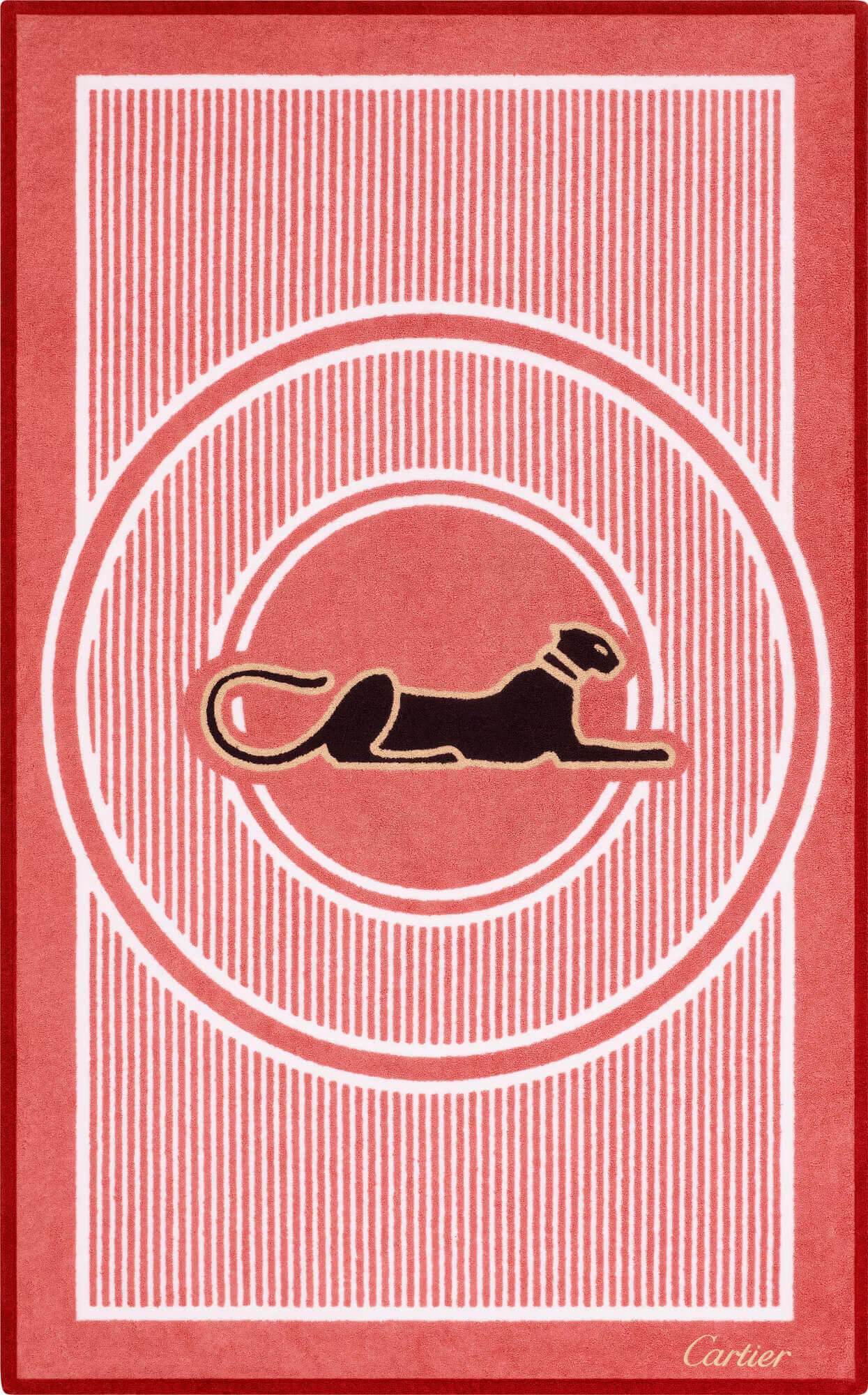 Cartier Characters Beach Towel
