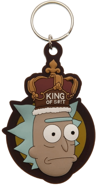 Rick King of Sh*t Key Ring