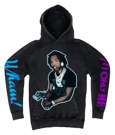 Lil Baby Acid Black Wham! Hoodie