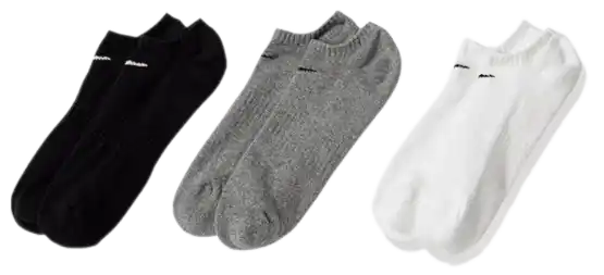 Nike Cushion Crew Training Socks - White/Grey/Black