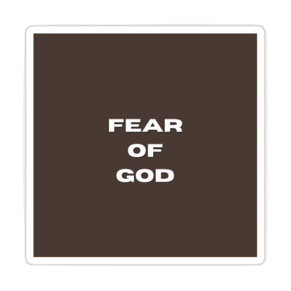 Essentials FoG Sticker - Brown
