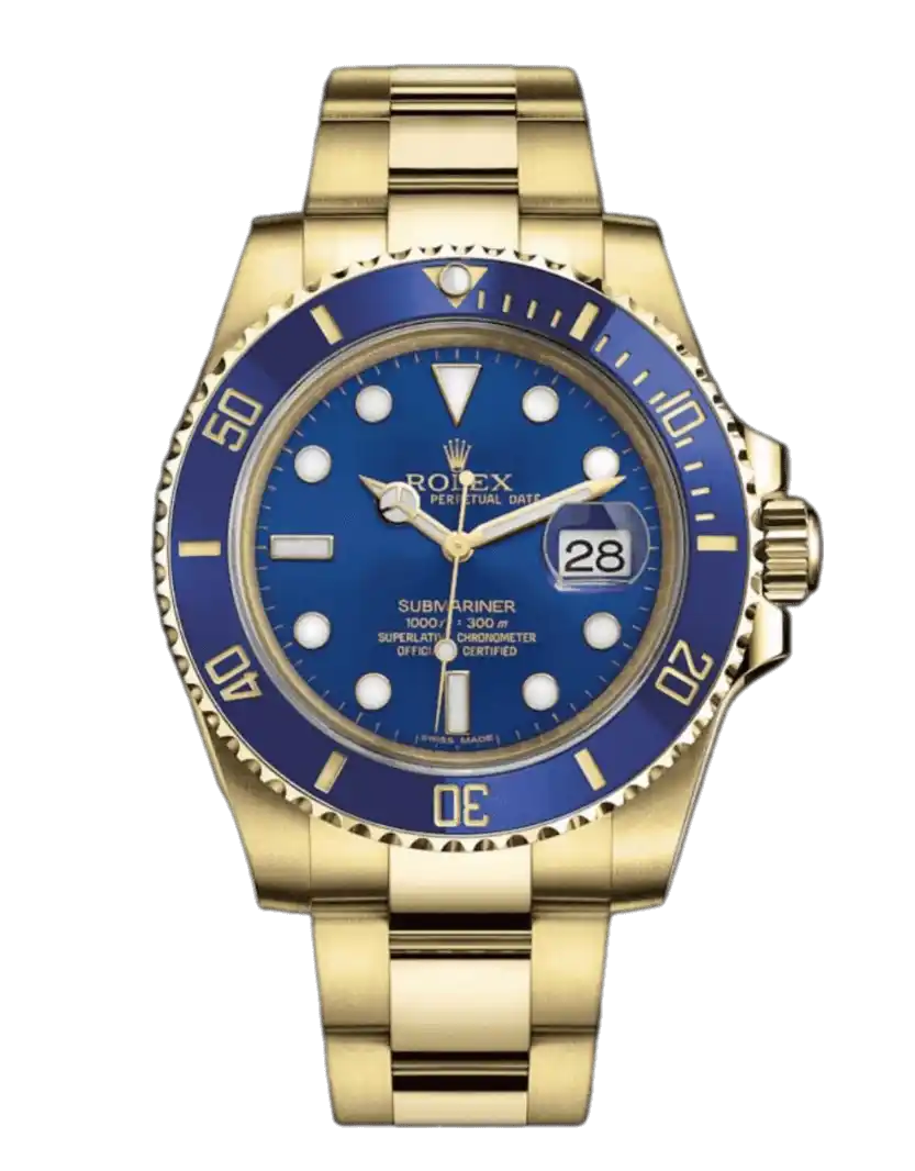 Rolex Submariner Blue Dial (Bluesy) - 41mm, Yellow Gold (2022)