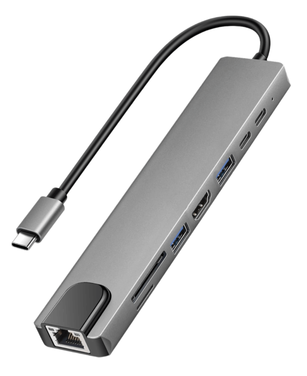 USB C Hub 8-in-1 Laptop Docking Station