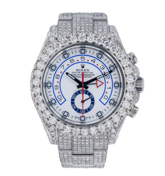 Rolex Yacht-Master II White Diamond Dial - 44mm, Sapphire Crystal Glass