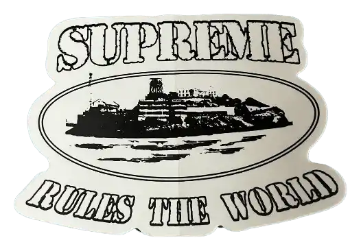Supreme x Corteiz Sticker