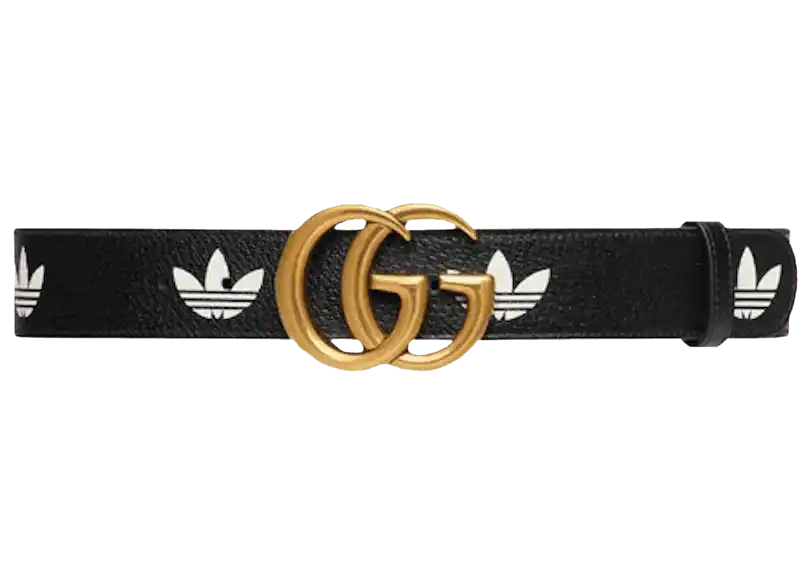 Gucci x adidas GG Marmont Belt - Black/White