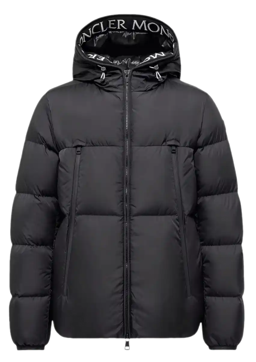 Moncler Montcla Hooded Short Down Jacket - Black