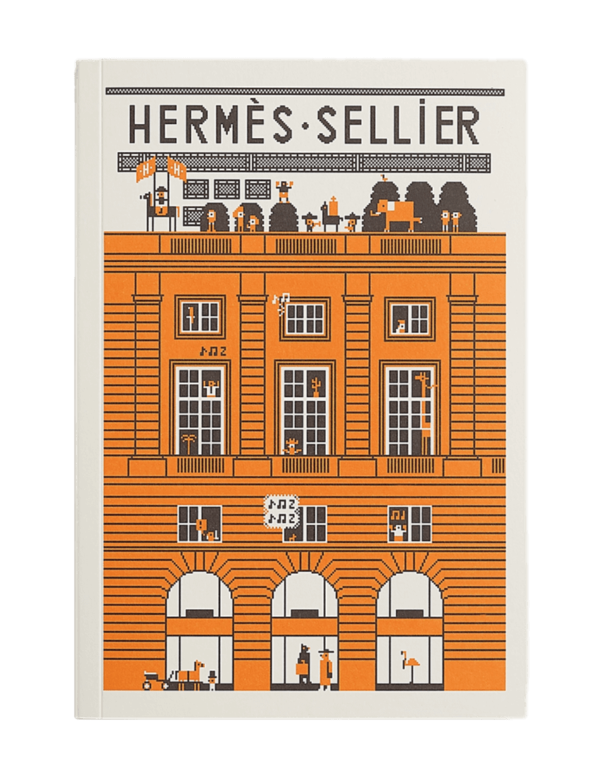 Hermès Faubourg Blank Notebook