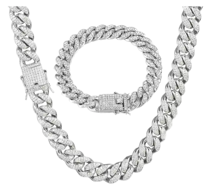 Bling Cuban Link Chain Bracelet