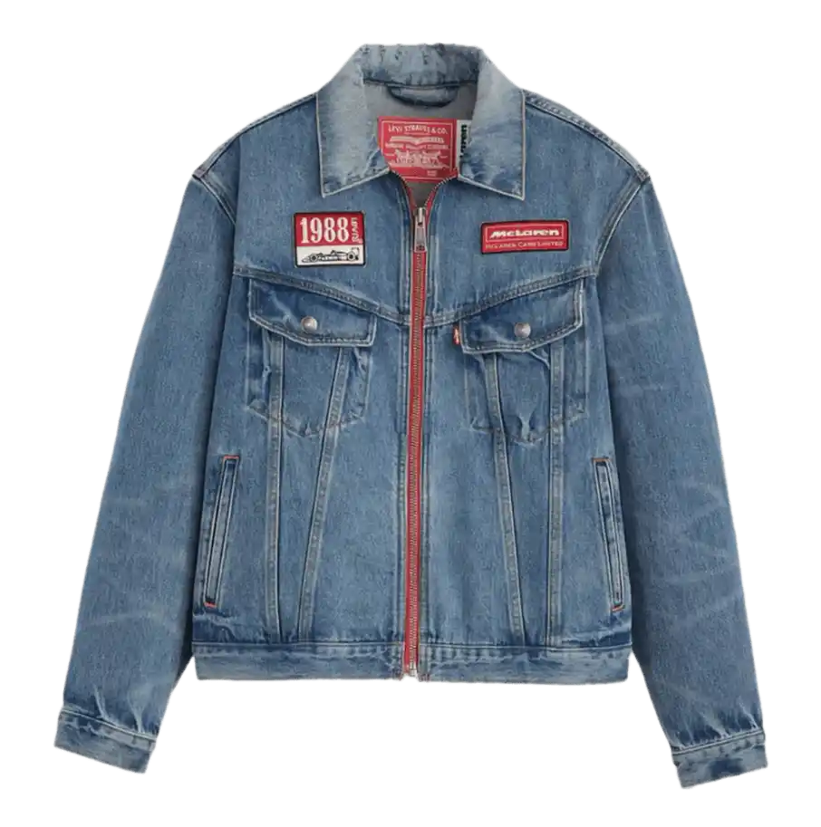 Levis x McLaren Racing Heritage Trucker Jacket - Medium Indigo