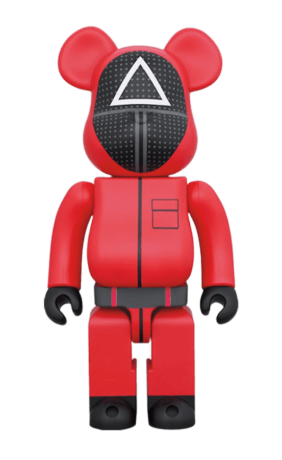 Bearbrick x Squid Game Guard (Triangle) 1000%