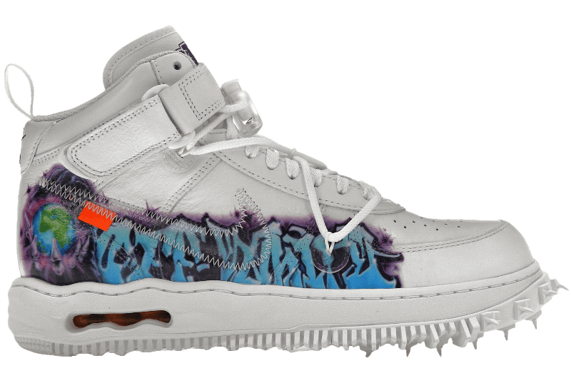 Nike Air Force 1 Mid - Off-White Graffiti White