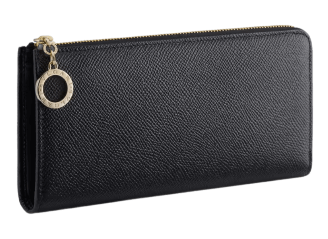 Bvlgari Zip Wallet - Black