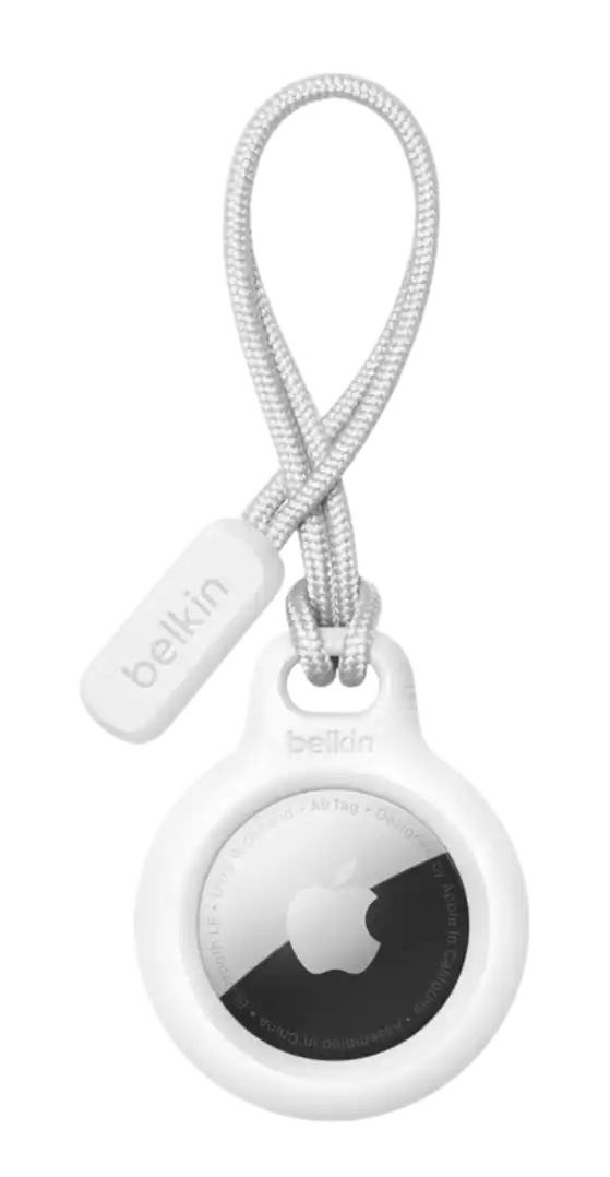 Belkin Secure Holder with Strap for AirTag - White