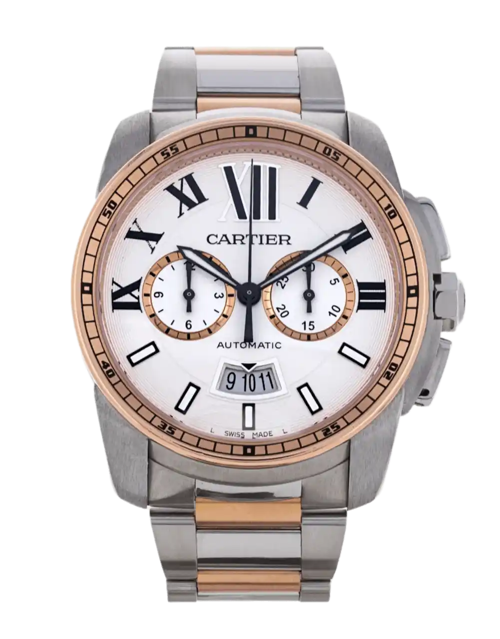Cartier Calibre De Cartier - 42mm, Steel & Rose Gold (2018)