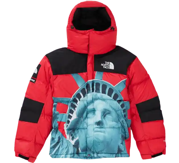 Supreme The North Face Statue of Liberty Baltoro Jacket - Red