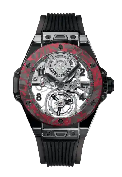Hublot Big Bang Tourbillon Automatic Black Sapphire Las Vegas Boutique - 45mm, Sapphire, Carbon