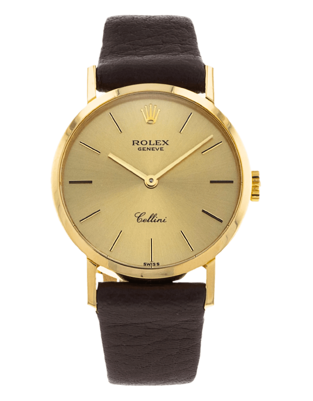 Rolex Cellini Champagne Dial - 32mm, Yellow Gold (2006)