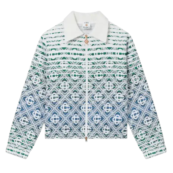 Casablanca Monogram Gradient Towelling Jacket - Multicolor
