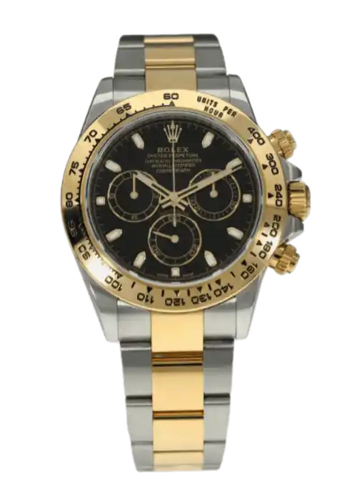 Rolex Daytona Black Dial - 40mm, Steel & Yellow Gold (2018)