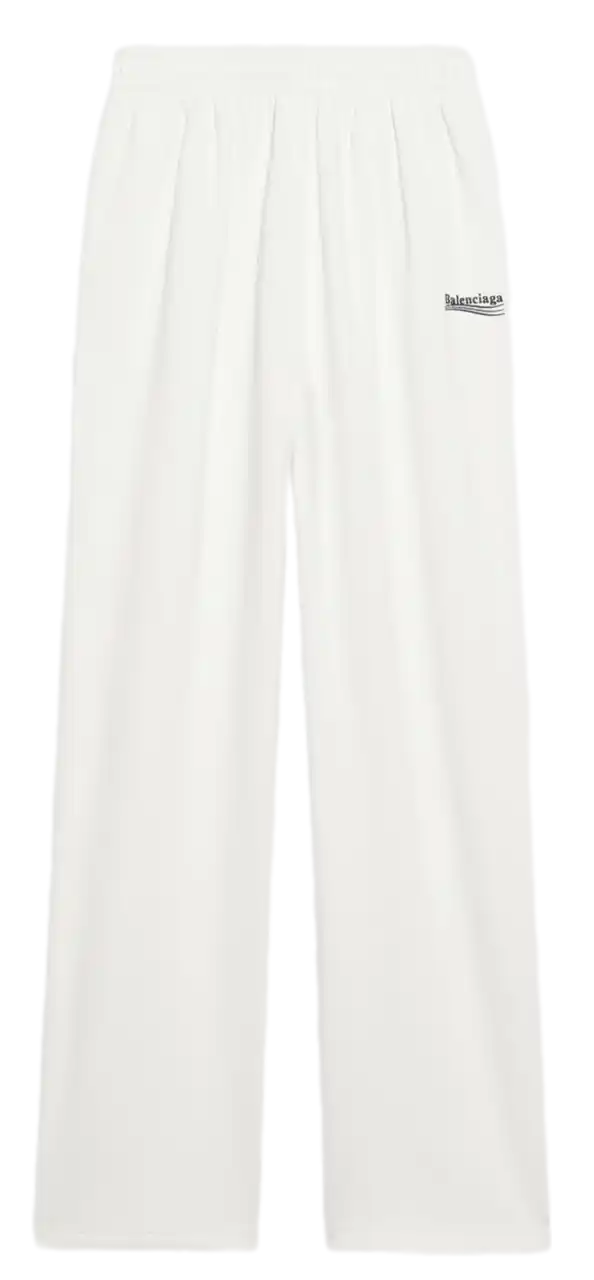 Balenciaga Political Campaign Jogging Pants - White