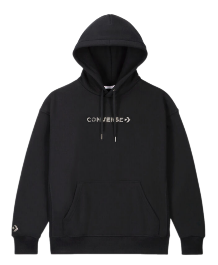 Converse Gold Standard Hoodie with Swarovski Crystals - Black